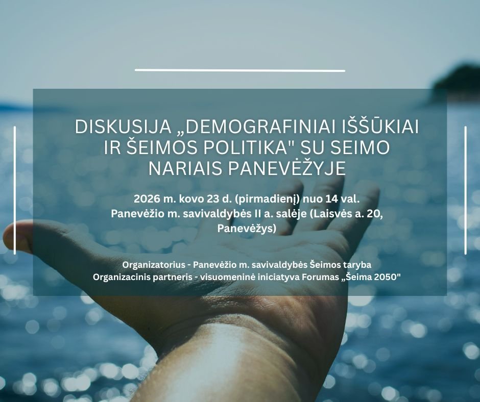 Diskusija Panevėžyje kovo 23 d.