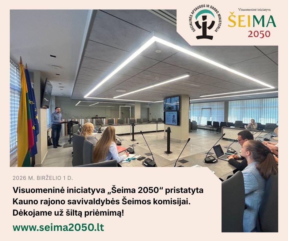 Iniciatyva pristatyta Kauno rajono savivaldybės Šeimos komisijai